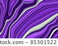 Fluid art. Marble ink colorful. Purple marble pattern texture abstract background. can be used for background or wallpaper, Flow ink 85301522