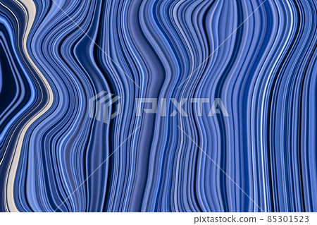 Fluid art. Marble ink colorful. Blue marble pattern texture abstract background. can be used for background or wallpaper, Flow ink 85301523