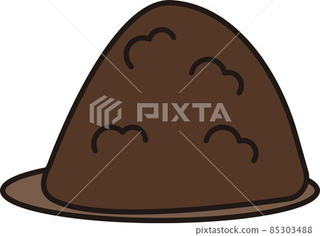 A cute little mountain made of soil 85303488