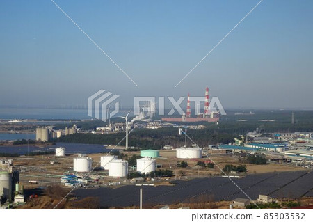 Energy image Power generation facility in the port area Energy image Power generation facility in the port area 85303532