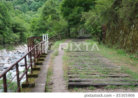 Fukuchiyama Line abandoned line trace Fukuchiyama Line abandoned line trace 85305906