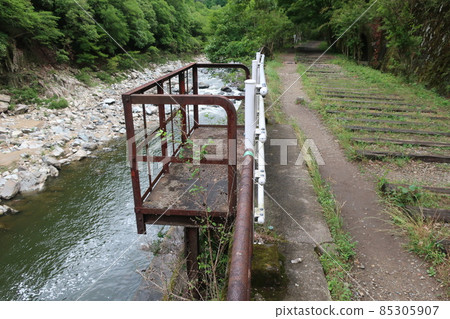 福知山線廢棄線痕跡 福知山線廢棄線痕跡 85305907