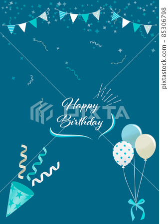 Birthday celebration frame illustration (background, vector, vertical) Birthday celebration frame illustration (background, vector, vertical) 85306798