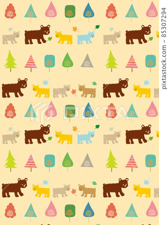 斯堪的納維亞風格森林熊架垂直 85307294