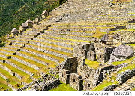 Machu Picchu Inca ruins in Peru, South America 85307324