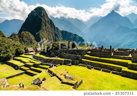 Machu Picchu Inca ruins in Peru, South America 85307331