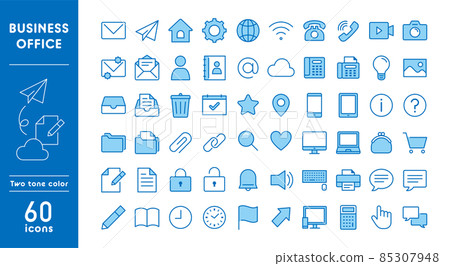 Business icon set 85307948