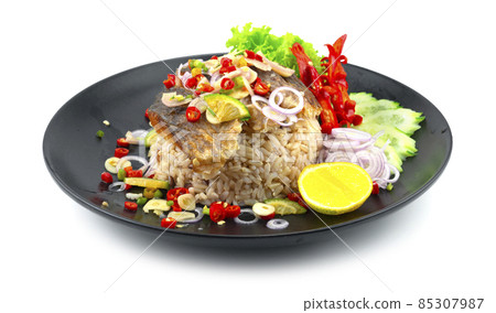 Fried Fish without Bone with Rice recipe Served Sweet Chili Fish Sauce Thaifood Fried Fish without Bone with Rice recipe Served Sweet Chili Fish Sauce Thaifood 85307987
