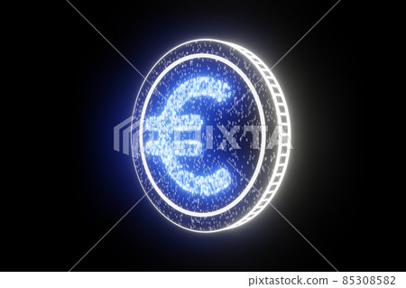 Digital currency euro. Euro finance stock trading exchange concept. Businessman touched eur currency icon on virtual financial screen. World money trade market technology Digital currency euro. Euro finance stock trading exchange concept. Businessman touched eur currency icon on virtual financial screen. World money trade market technology 85308582