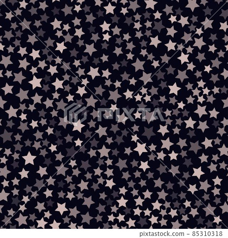 Seamless pattern with glitter sparkle stars. Vector illustration. 85310318