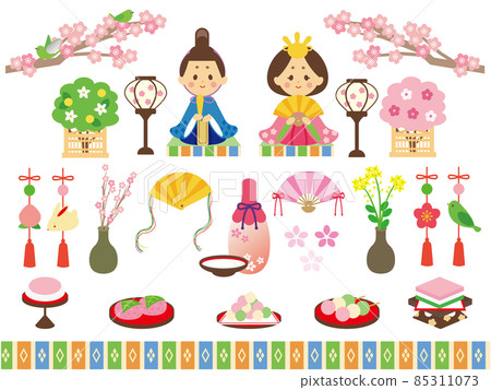 Hinamatsuri material set Hinamatsuri material set 85311073