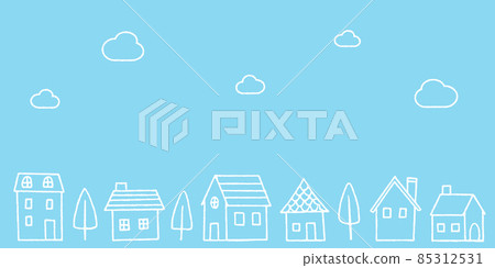 Simple cityscape 85312531