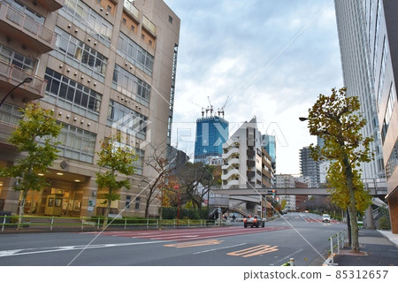 12 月芝公園三丁目十字路口東京 85312657