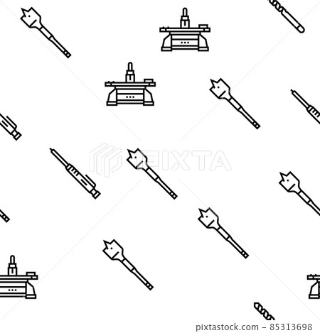 Carpenter Tool And Accessory Vector Seamless Pattern Carpenter Tool And Accessory Vector Seamless Pattern 85313698