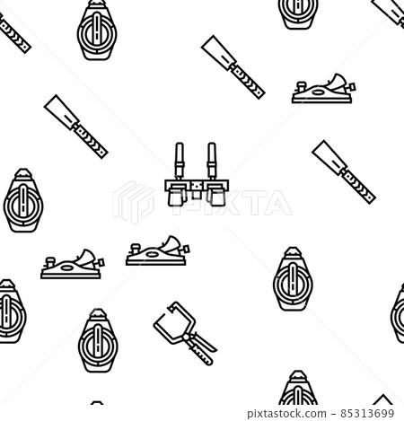 Carpenter Tool And Accessory Vector Seamless Pattern Carpenter Tool And Accessory Vector Seamless Pattern 85313699