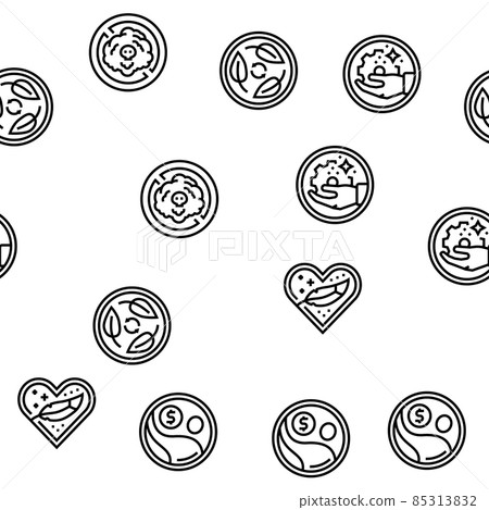 Eco Cosmetics Organic And Bio Vector Seamless Pattern Eco Cosmetics Organic And Bio Vector Seamless Pattern 85313832