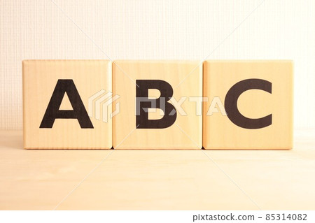 ABC (ABC) 木製字母塊（標誌圖標） 85314082