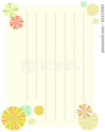 變形多彩可愛花朵文具架，3比4比例尺碼 85315065