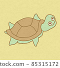 Turtle illustration animal / sea creature icon 85315172