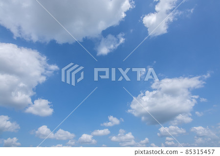 Sun, blue sky and clouds. Sun, blue sky and clouds. 85315457
