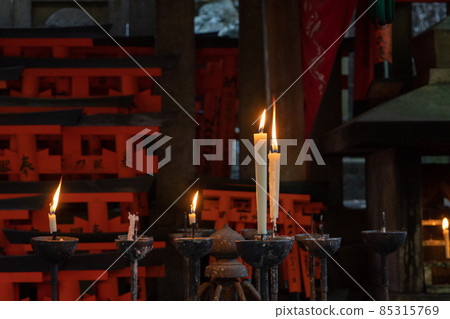 Candles from Fushimi Inari Taisha Shrine 85315769
