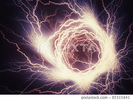 抽象背景與旋轉的閃電 85315841