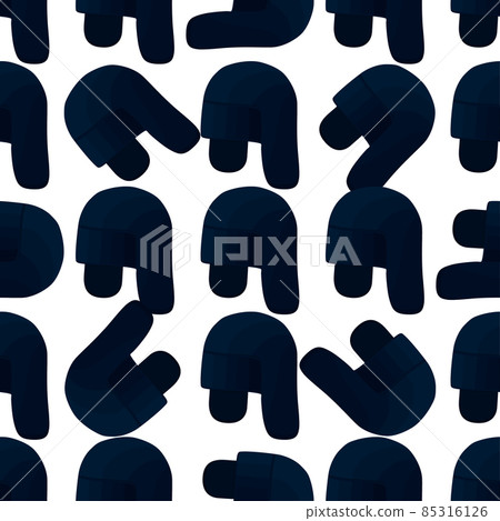 Illustration on theme pattern winter hats beanie Illustration on theme pattern winter hats beanie 85316126