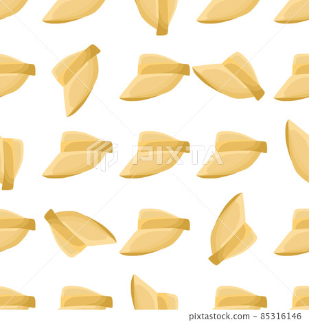 Illustration on theme colored pattern hats visor Illustration on theme colored pattern hats visor 85316146