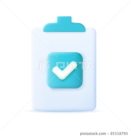 3d Accept Icon 3d Accept Icon 85318793