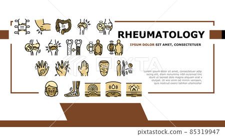 Rheumatology Disease Problem Landing Header Vector 85319947