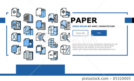 Paper List For Printing Poster Landing Header Vector Paper List For Printing Poster Landing Header Vector 85320005