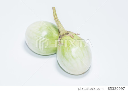 Thai eggplant white background 85320997