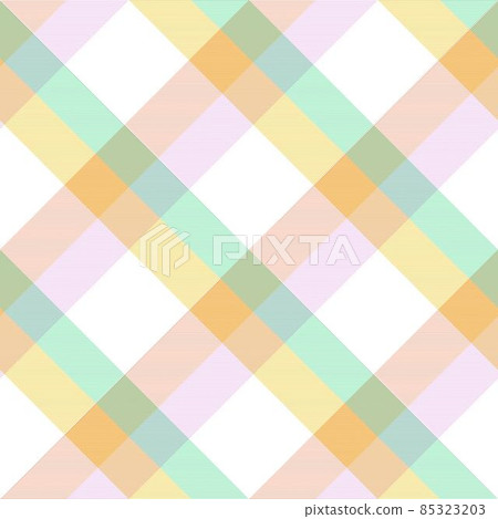 Rainbow Diagonal Plaid Tartan textured Seamless Pattern Design Rainbow Diagonal Plaid Tartan textured Seamless Pattern Design 85323203