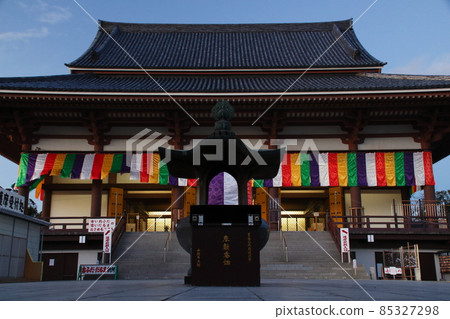 新年期間的西新井大師和總持寺正殿（東京都足立區） 85327298