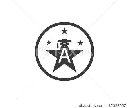 book,paper,document logo,icon of education Template vector illustration 85328067