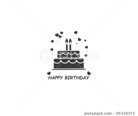 Cake logo vector ilustration 85328353