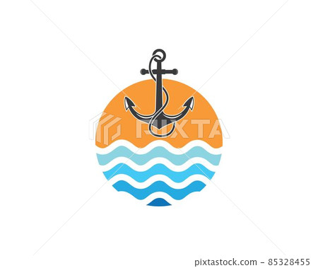 Anchor icon Logo Template vector 85328455