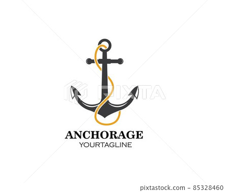 Anchor icon Logo Template vector 85328460