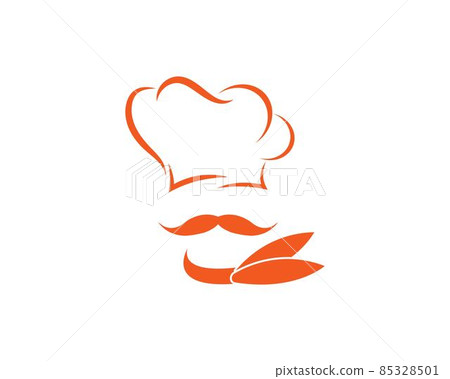 hat chef logo template vecto 85328501