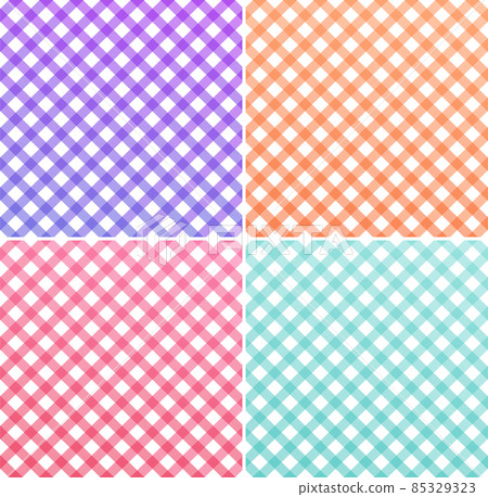 Different color corner tablecloth on white wood table. Vector stock illustration. Different color corner tablecloth on white wood table. Vector stock illustration. 85329323