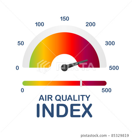 Infographic with air quality index on dust background for medical design. Air quality index, great design for any purposes. Vector illustration. Infographic with air quality index on dust background for medical design. Air quality index, great design for any purposes. Vector illustration. 85329819