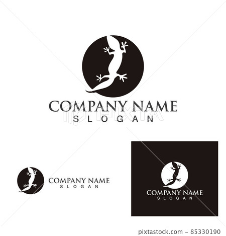 Lizard animals logo and symbols vector temlate 85330190