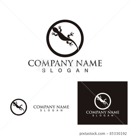 Lizard animals logo and symbols vector temlate 85330192