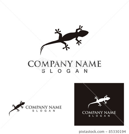 Lizard animals logo and symbols vector temlate 85330194