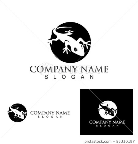 Lizard animals logo and symbols vector temlate 85330197