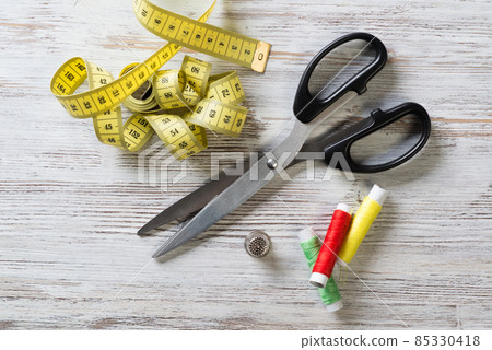 Sewing kit on table 85330418