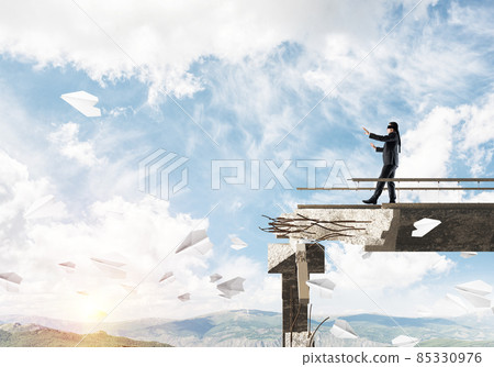 Concept of hidden risks and dangers. 85330976