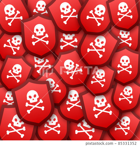 Cyber security concept sticker pattern. Cyber security concept. Virus protection. Vector stock illustration. Cyber security concept sticker pattern. Cyber security concept. Virus protection. Vector stock illustration. 85331352