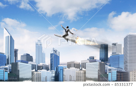 Business success and targets achievement concept. Business success and targets achievement concept. 85331377