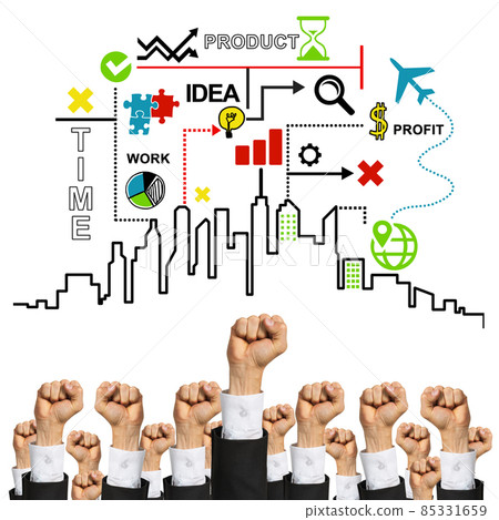 Business and teamwork concept 85331659